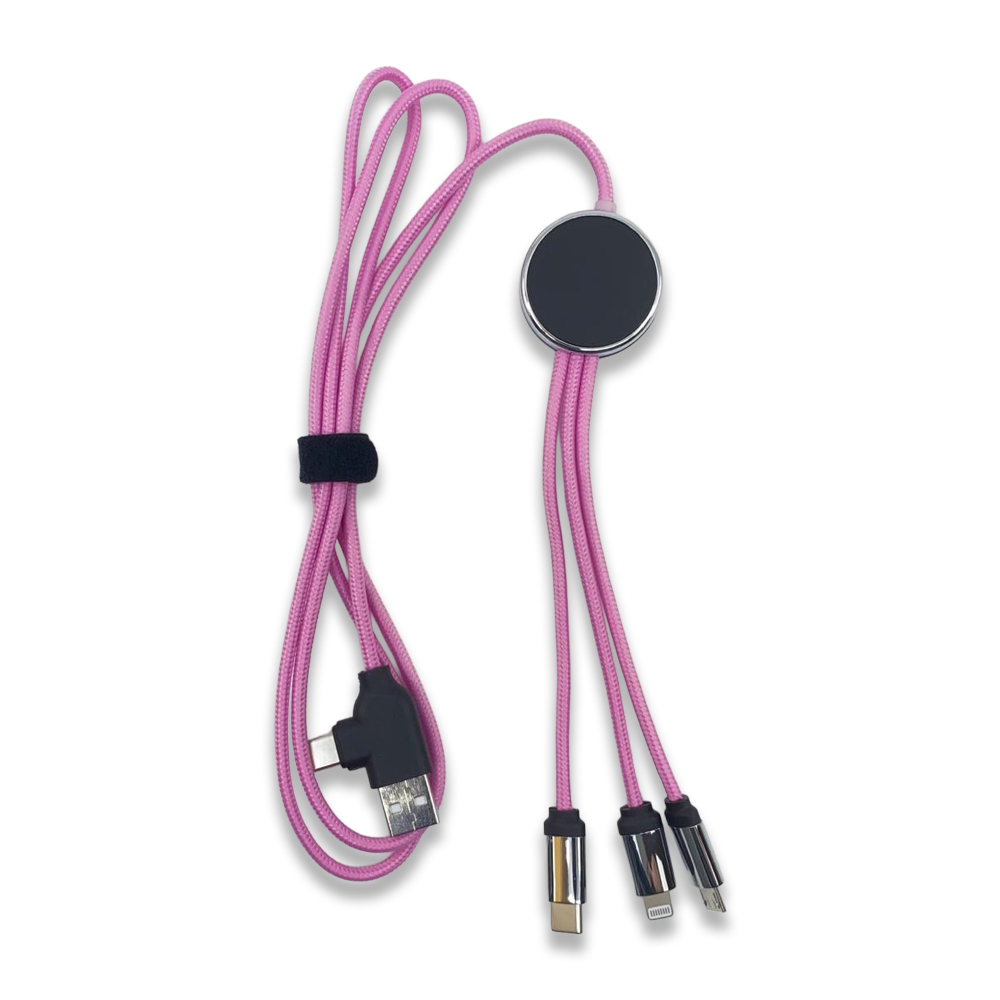 Işıklı Logo 60W Hızlı Type C Uçlu Data Transferli Şarj Kablosu
