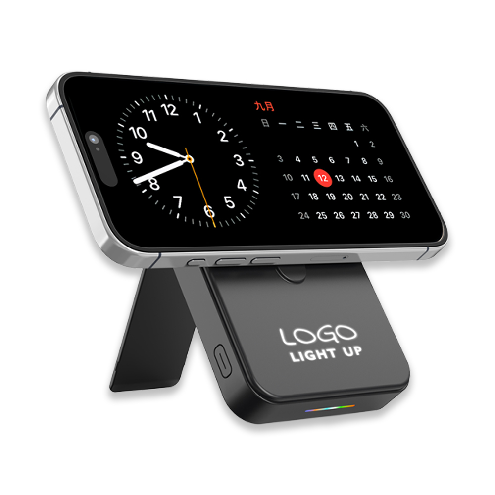 Işıklı Logo 15W MagSafe Powerbank 10000 mAh (Telefon, Saat, Kulaklık))
