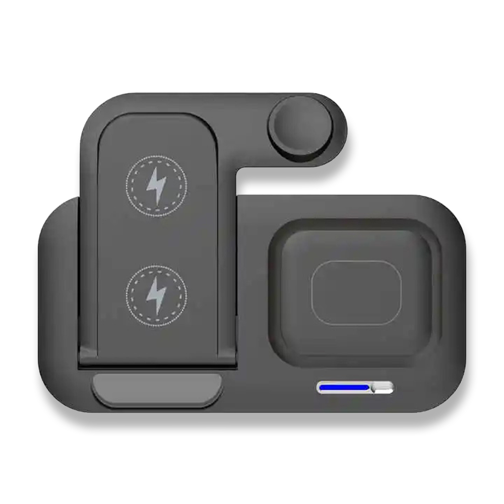 Kablosuz Şarj Standı (Telefon, Saat, Kulaklık)
