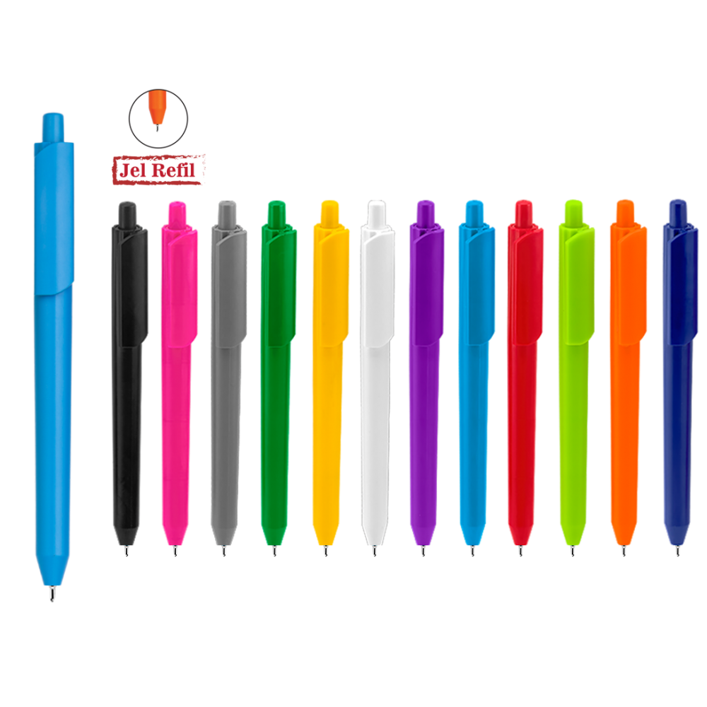 Plastik Tükenmez Kalem (Jel Refil)