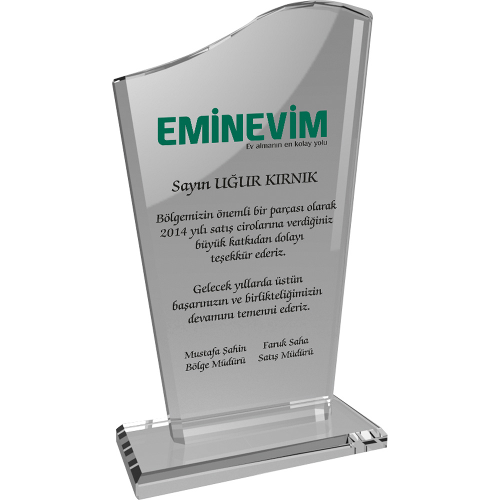  Kristal Plaket